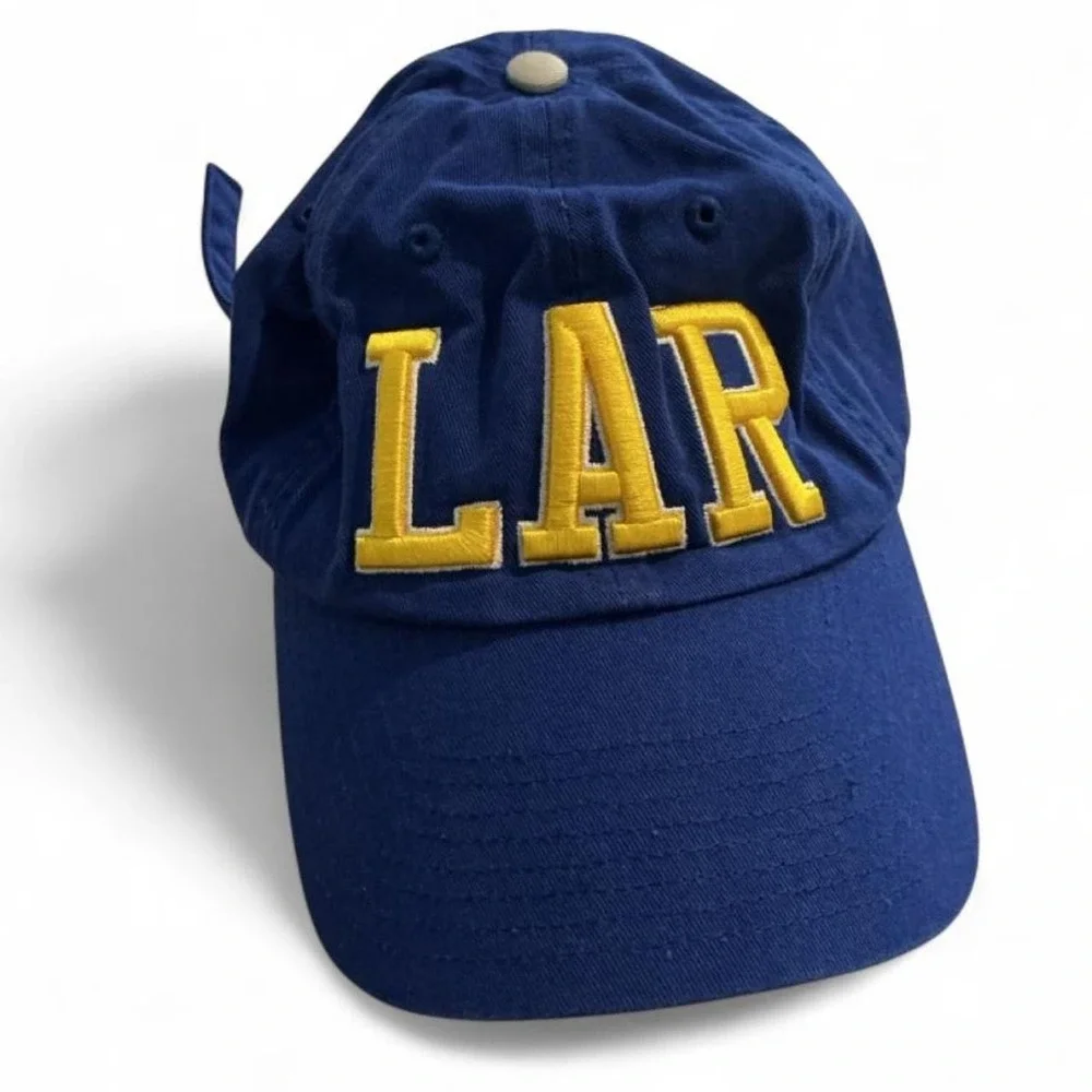 NFL Team Apparel LAR Los Angeles Rams Hat Mens OSFA Blue
